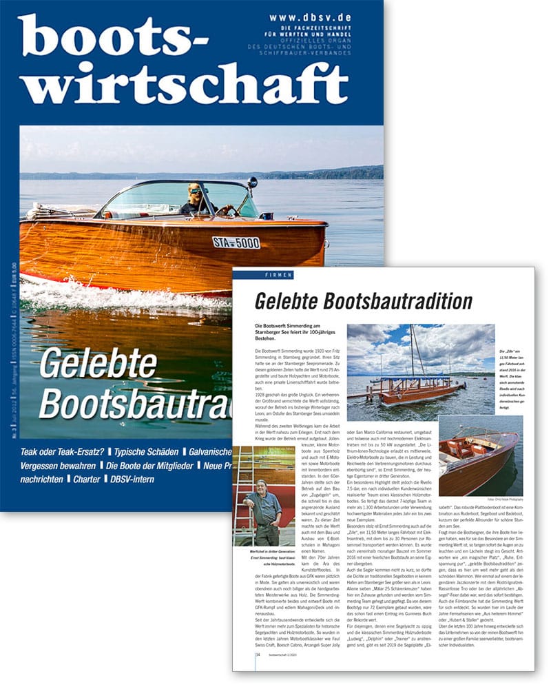 Artikel in der Bootswirtschaft 01/2020